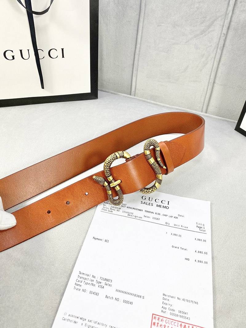 《大人気》グッチ ベルト Gスネーク偽物 4cm幅 gur22900通販