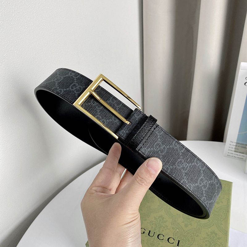 《大人気》グッチ リバーシブル ベルト 偽物 スクエア バックル 40mm gux35043激安送料無料
