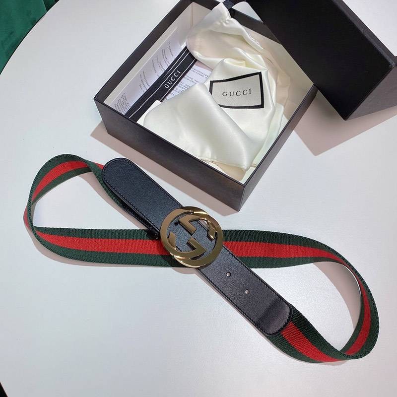☆超人気☆グッチ ベルト リボンラインGG コピー 4cm幅 guy92662最高級