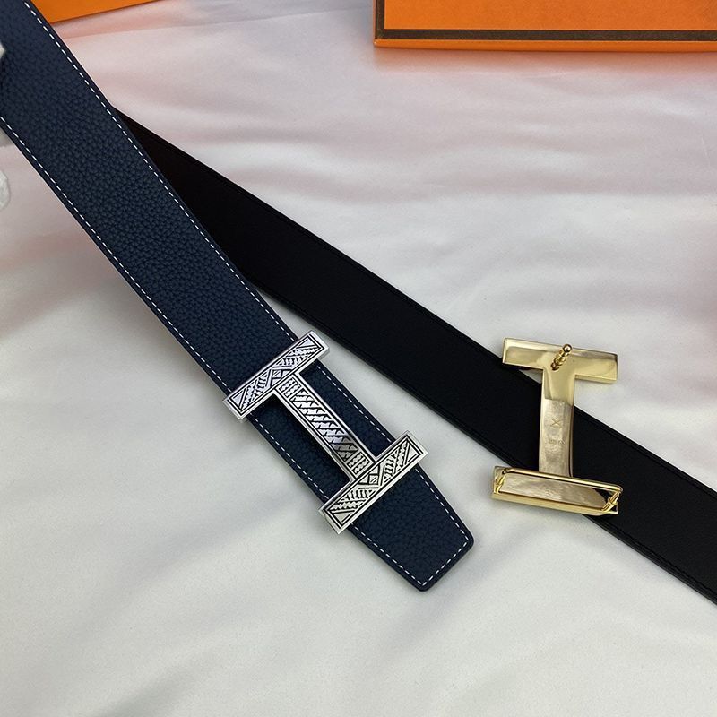 超希少！エルメス ベルト コピー バックル Hギヨシェ リバーシブル 偽物 38mm 2色 ere47469激安送料無料