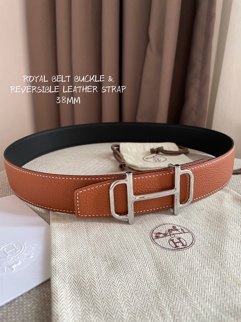 完売必至【エルメス ベルト 偽物】ロイヤル リバーシブル レザー ベルト 32 mm erg82038通販