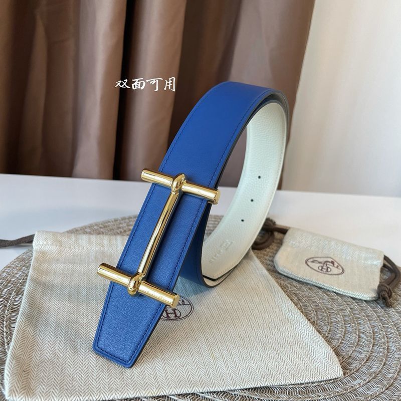 21-22AW希少★エルメス★シルバー アンクレH 38mm リバーシブルベルト 偽物 eri02489激安送料無料