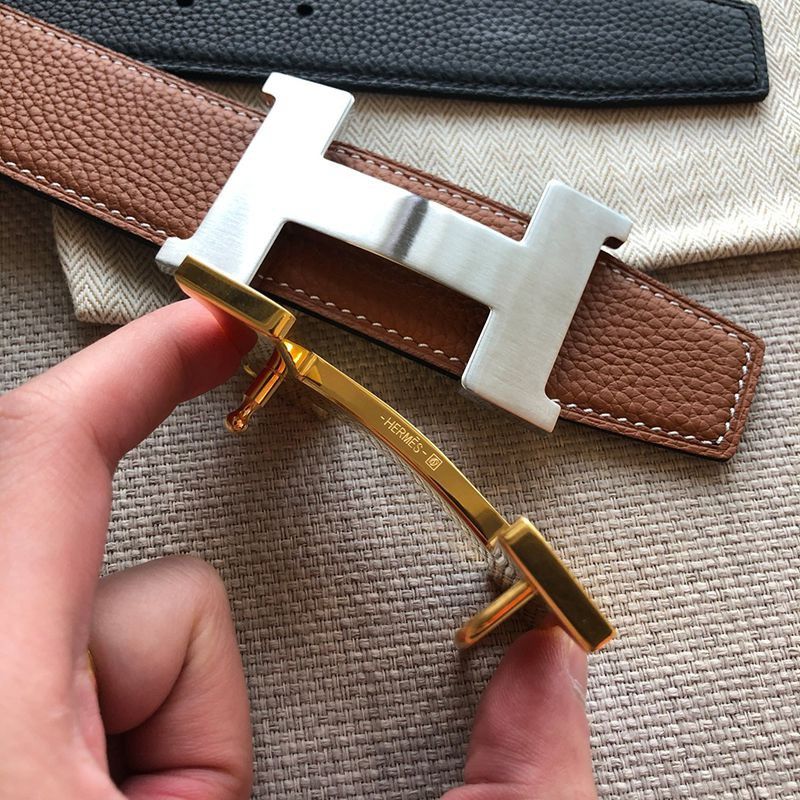 世界中で大人気♪エルメス☆ベルトバックル Hギヨシェ リバーシブル 偽物 38mm 2色 erm78088高い品質
