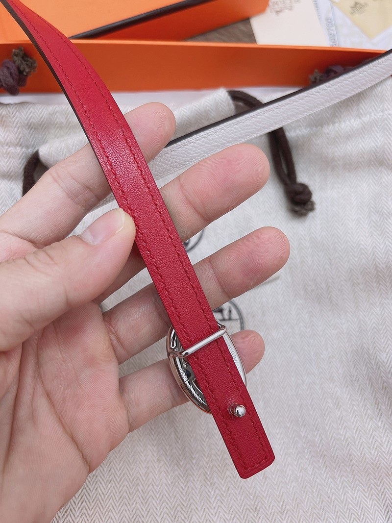 大人気！エルメス Hベルト 偽物☆レザーベルト リバーシブル シェーヌダンクル 13 mm ert78912品質保証