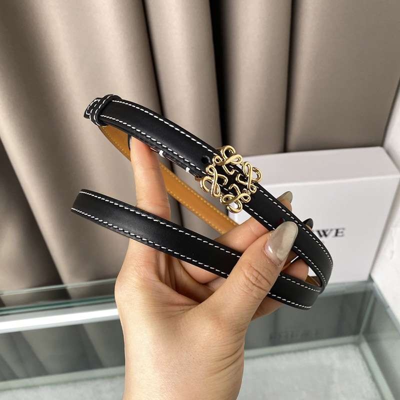 一目惚れ♪【人気商品】ロエベ カーフレザー アナグラム ベルト 激安 1.5 cm loe90764最高級
