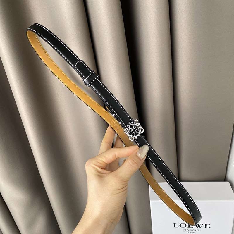 【ロエベ】カーフレザー アナグラム ベルト コピー 1.5 cm【追跡付】 loh40148激安送料無料