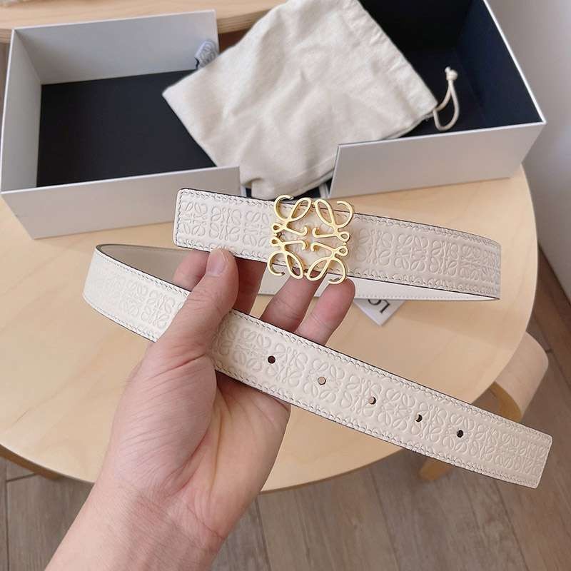 ☆超人気☆ロエベ カーフレザー アナグラムバックルリバーシブルベルト 偽物N級品 3.0 cm lom09289激安送料無料