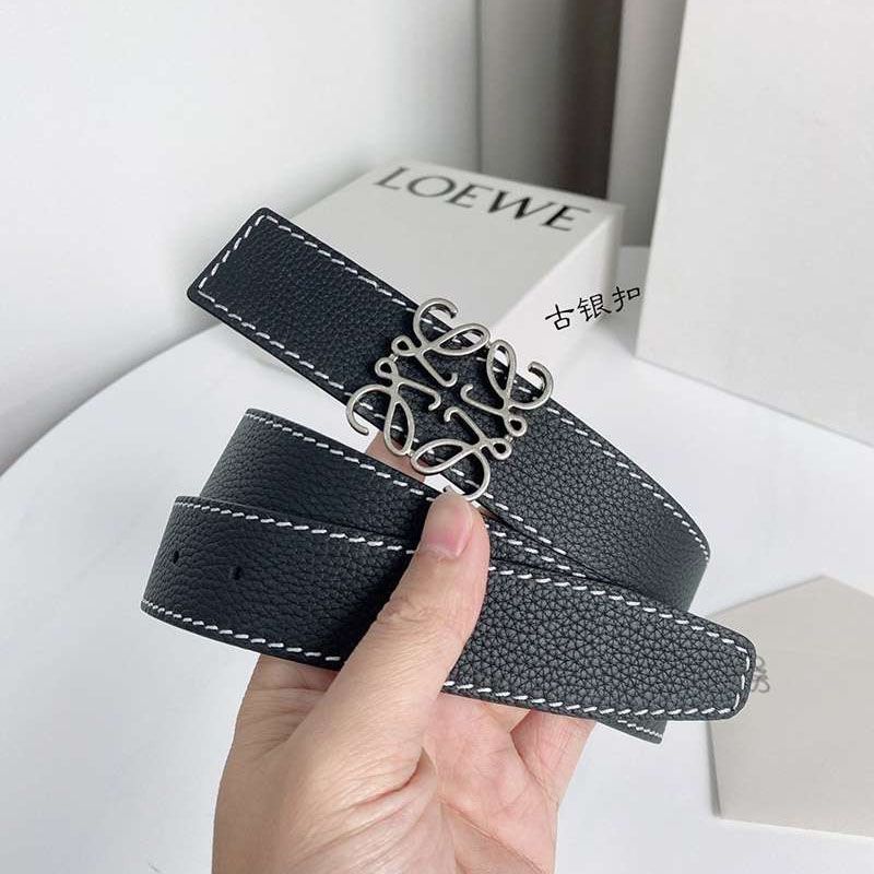 ★日本!!人気！ロエベ カーフレザー アナグラムバックルリバーシブルベルト コピー lov92314通販