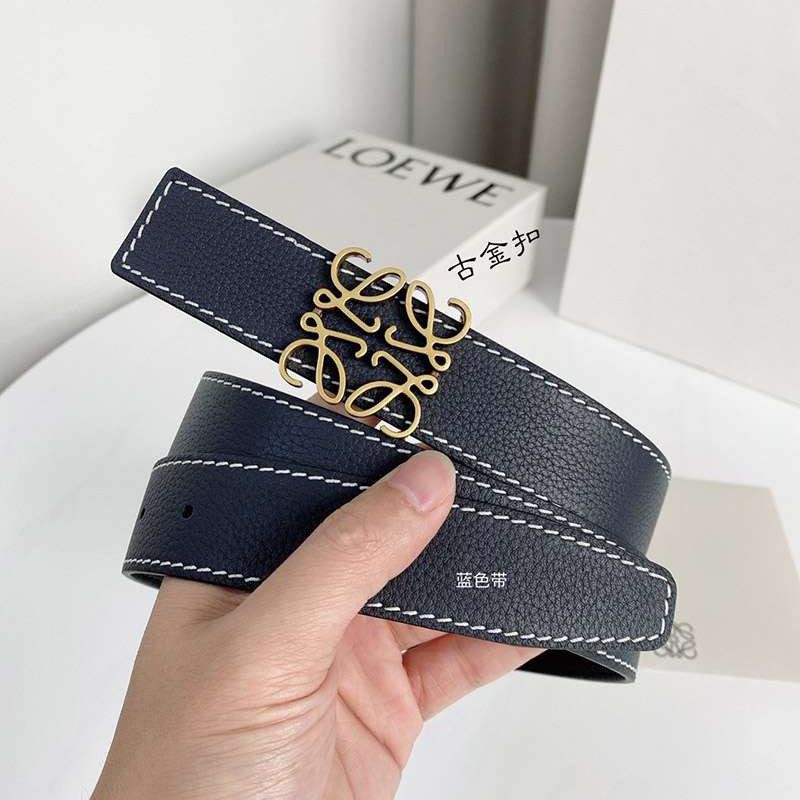 人気【ロエベ】カーフレザー アナグラムバックルリバーシブルベルト スーパーコピー loy58336通販