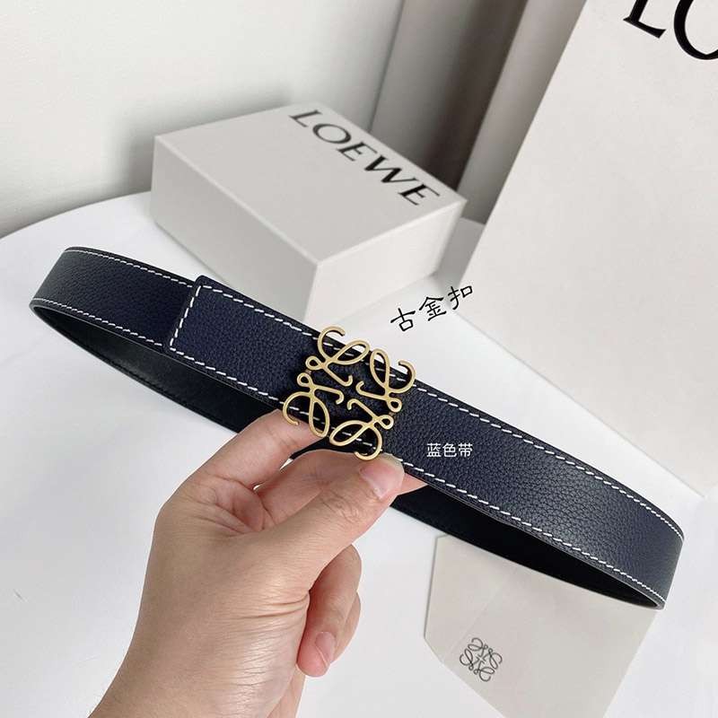 人気【ロエベ】カーフレザー アナグラムバックルリバーシブルベルト スーパーコピー loy58336激安送料無料