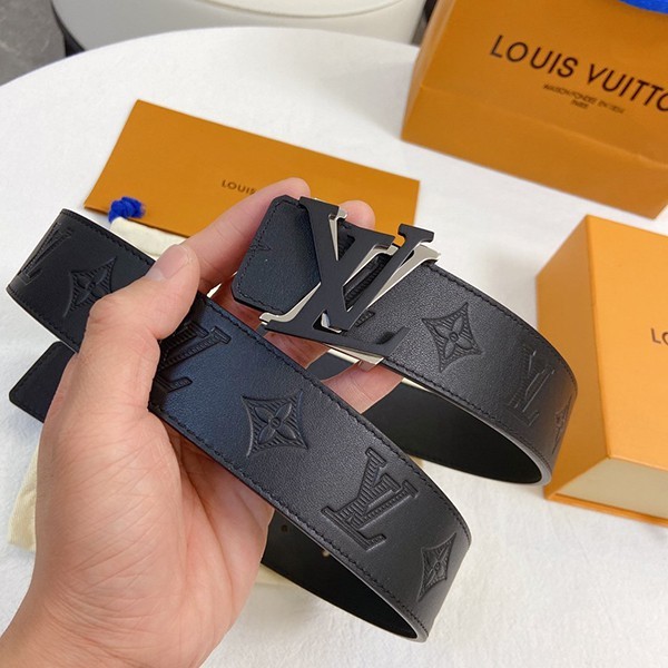 信用第一 ルイヴィトン ベルト 偽物 サンチュール・LVシェイプ リバーシブル トリヨン vuf67494人気