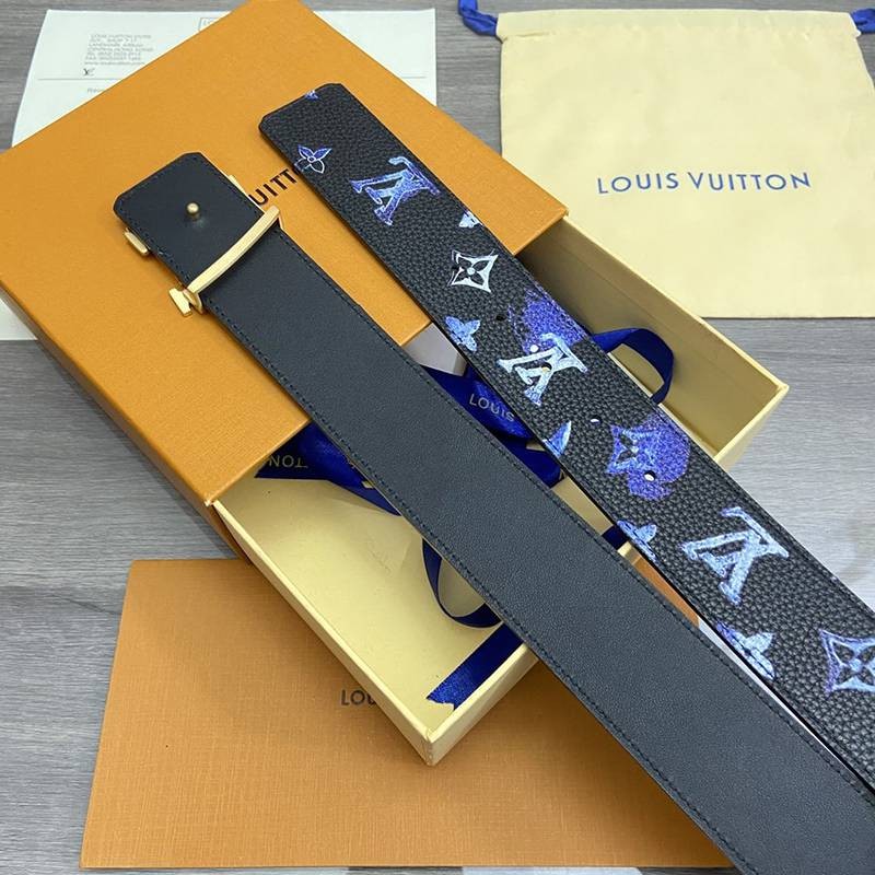 可愛いルイヴィトン 偽物 サンチュール・LVイニシャル 40MM リバーシブルベルト vul27148最高級