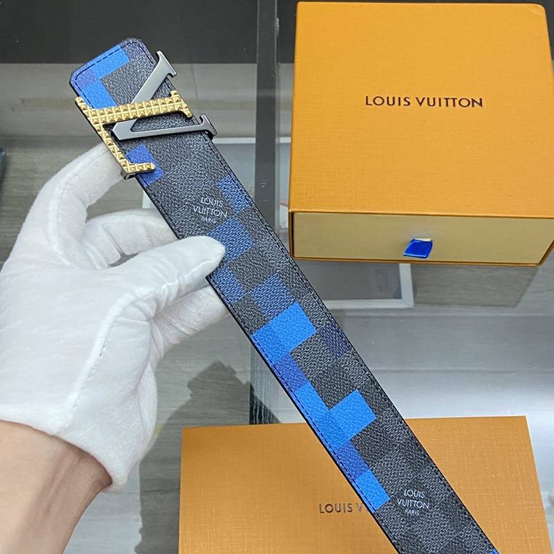 累積売上総額第１位！ルイヴィトン サンチュール・LVダイヤモンド 偽物 40MM リバーシブルベルト vum29975人気