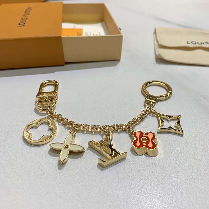 大人気!!新色 【ルイヴィトン】チェーンフルール バッグチャーム スーパーコピー vut75773通販
