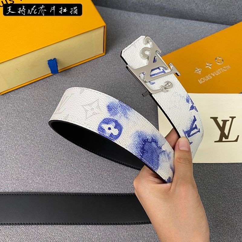 NIGO x ルイヴィトン「LV2」限定コラボ♪サンチュール・LVシェイプ コピー 40MM リバーシブルベルト vuw04357通販