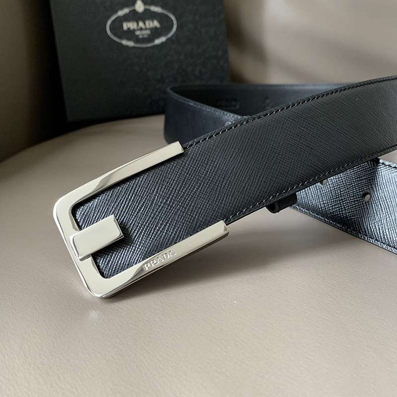 稀少 ギフトに最適♪ プラダ リバーシブル ベル スーパーコピー3.5cm puh21452通販