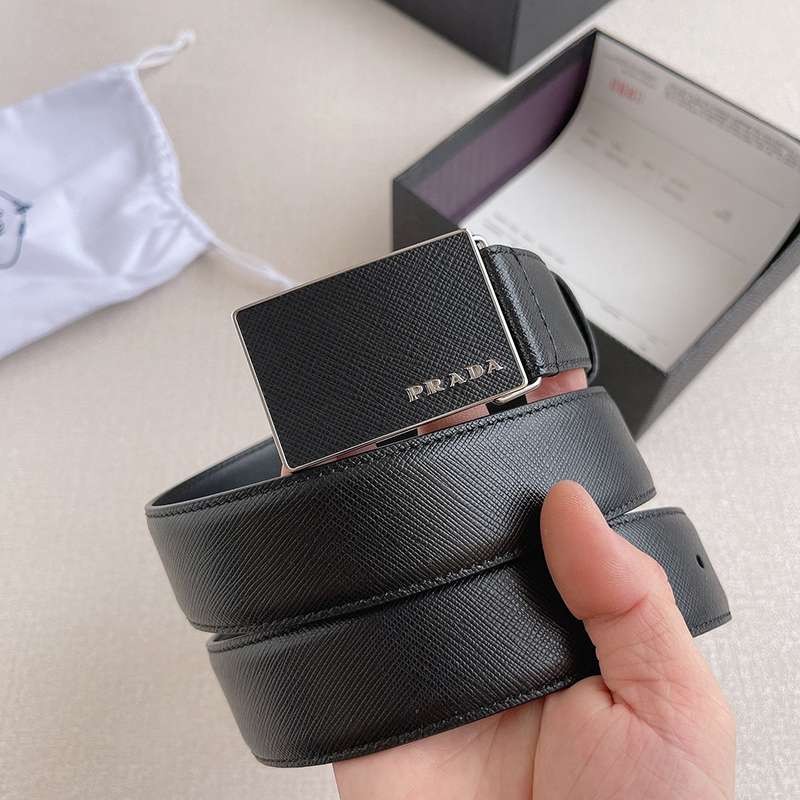 一目惚れ♪綺麗な プラダ リバーシブル ベルト コピー 3.5cm送料無料 pux51588通販