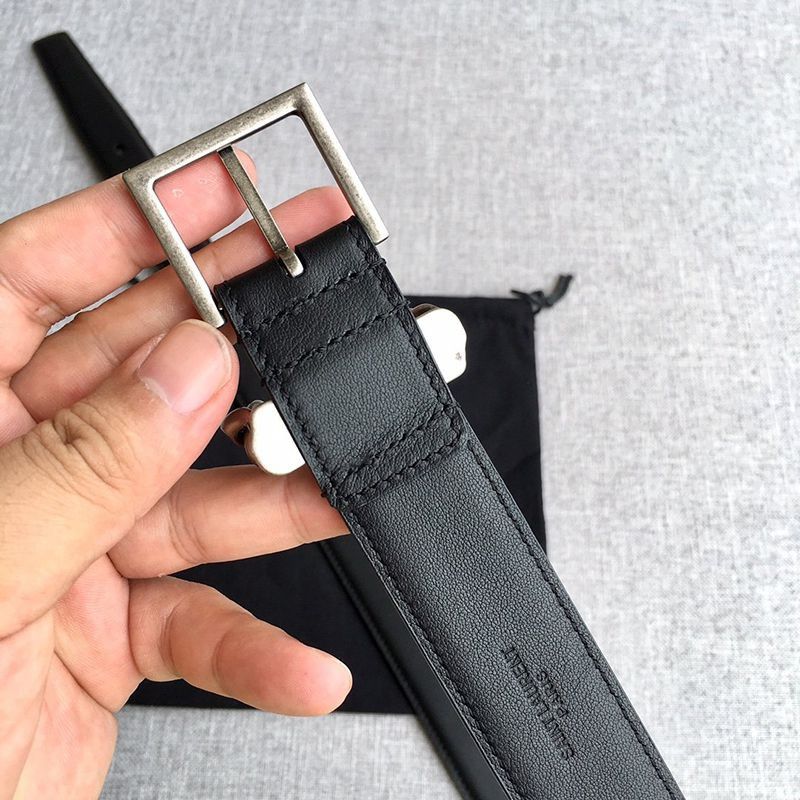 目を惹くカラー サンローラン 偽物 モノグラム ナローベルト 20/30mm 6色 Sab77588N級品