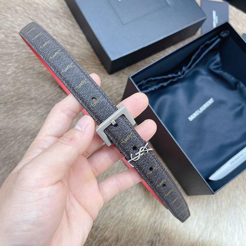 争奪戦サンローラン スーパーコピー モノグラム ナローベルト 20mm Saf89500高い品質