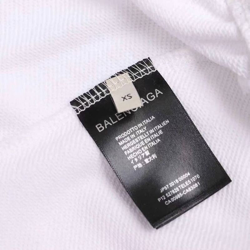 【日本未発売】バレンシアガ Political Campaign Sweat パンツ 偽物★カーリーフリース　ホワイト bai35225最高級