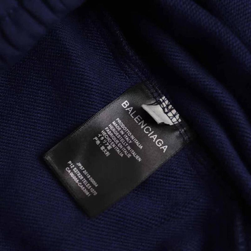送料込バレンシアガ Political Campaign Sweat パンツ コピー★カーリーフリース　ブルー bak12802最高級