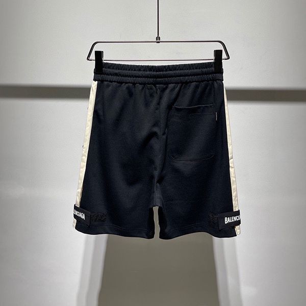 超希少！バレンシアガ コピー ブラウン ロゴ コットン スウェット ハーフパンツ bas84419N級品