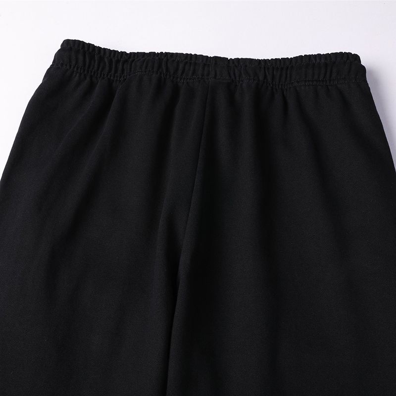 目を惹くカラーバレンシアガ コピー Political Campaign Sweat パンツ★カーリーフリース　ブラック bav26689高い品質