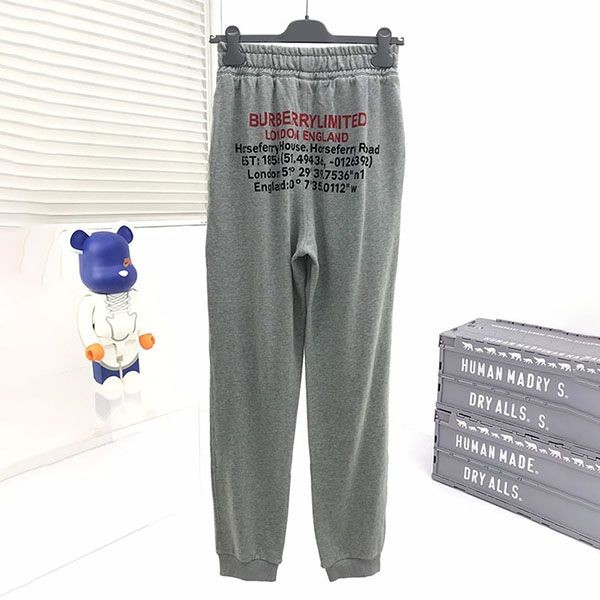人気急上昇 バーバリー カシミヤ ジョギングパンツ モノグラム 偽物 Bam92191通販