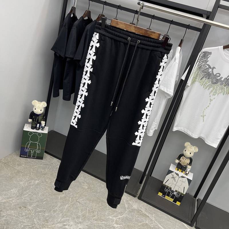 【限定】クロムハーツ【CHスウェットパンツ】◆スクロールラベル 偽物 Kua19533通販