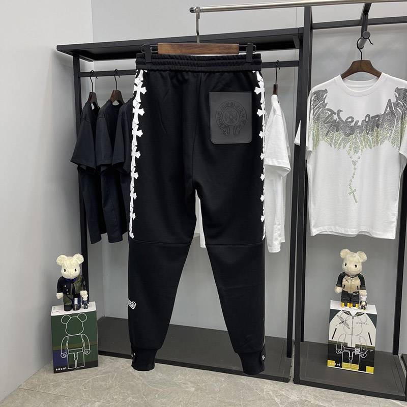 【限定】クロムハーツ【CHスウェットパンツ】◆スクロールラベル 偽物 Kua19533N級品