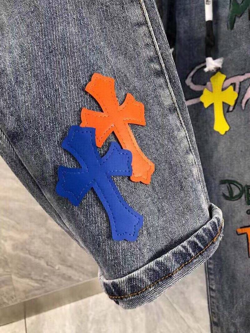 一目惚れ♪クロムハーツ x Drake Levis クロス デニムスーパーコピー【マイアミ限定】 Kug07066高い品質