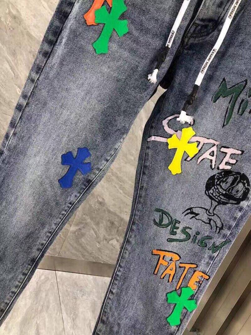 一目惚れ♪クロムハーツ x Drake Levis クロス デニムスーパーコピー【マイアミ限定】 Kug07066N級品