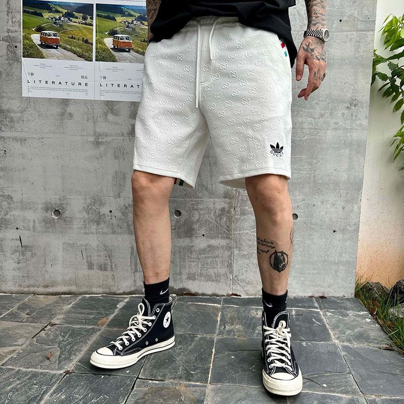 超希少！コラボ★ adidas x グッチ コピー elastic ヴィスコース ショートパンツ 700480XKCIF9791通販