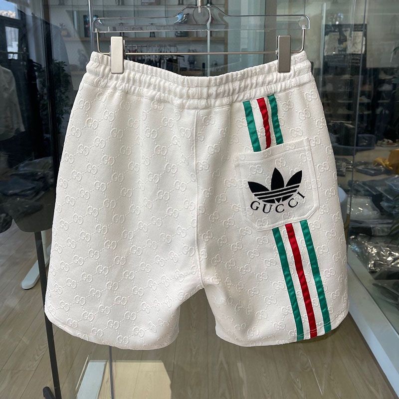 超希少！コラボ★ adidas x グッチ コピー elastic ヴィスコース ショートパンツ 700480XKCIF9791高い品質