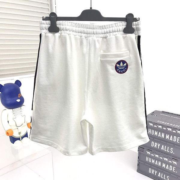 《大人気》グッチ アディダス トレフォイルグッチ刺繍ショートパンツ パロディ gud43893通販