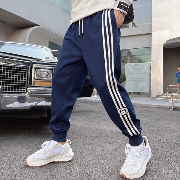 グッチ ポリエステルピケジョギングパンツ コピー gux71331高い品質