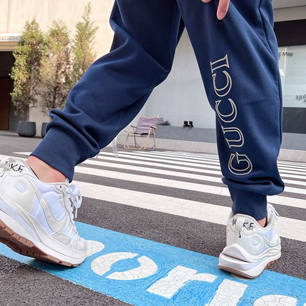 グッチ ポリエステルピケジョギングパンツ コピー gux71331代引きを販売