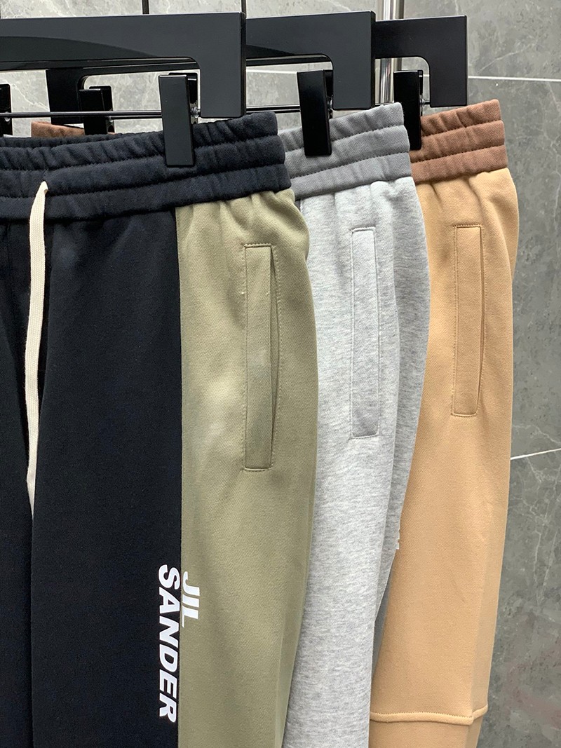 欲しい♡超限定♪ジルサンダー パンツ コピー モノグラム★コットン スウェットパンツ Jil28707代引きを販売