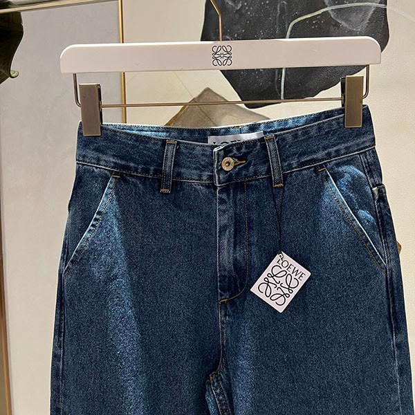 大人カジュアル◇ロエベ Anagram デニム パンツ コピー◇ los84765激安送料無料