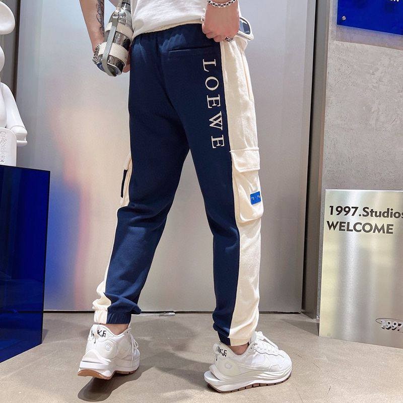 定番【ロエベ】コットン スナップデニムパンツ lox85063高い品質