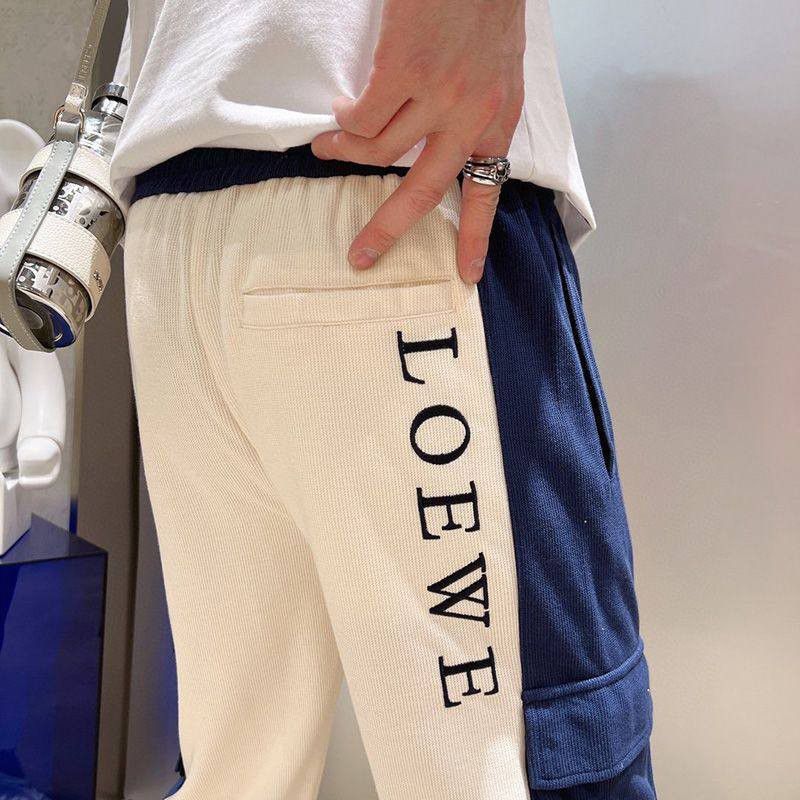 定番【ロエベ】コットン スナップデニムパンツ lox85063人気