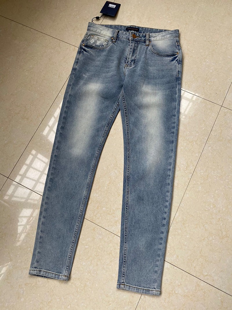 【日本未発売】ルイヴィトン デニムパンツ コピー モノグラムパッチワーク vun42414通販