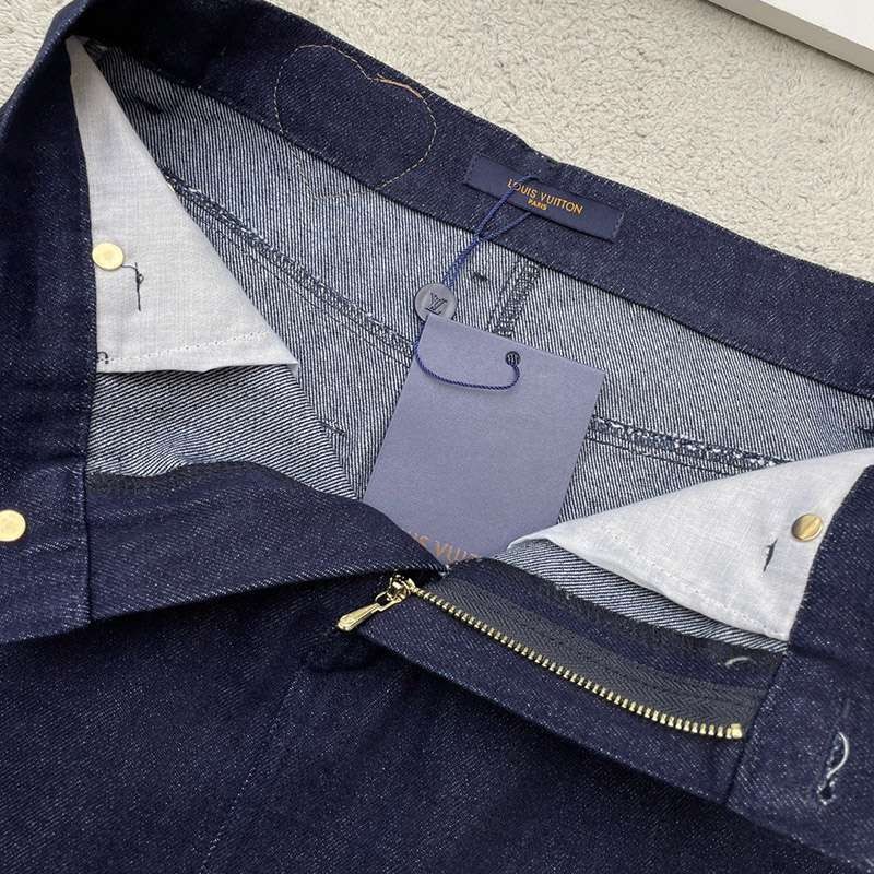 早い者勝ち♡ルイヴィトン since1854 偽物 ハイウエストデニム ショーツ vuo21785N級品