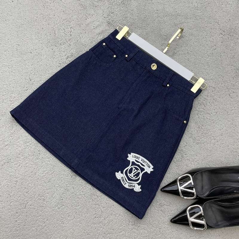 早い者勝ち♡ルイヴィトン since1854 偽物 ハイウエストデニム ショーツ vuo21785代引きを販売