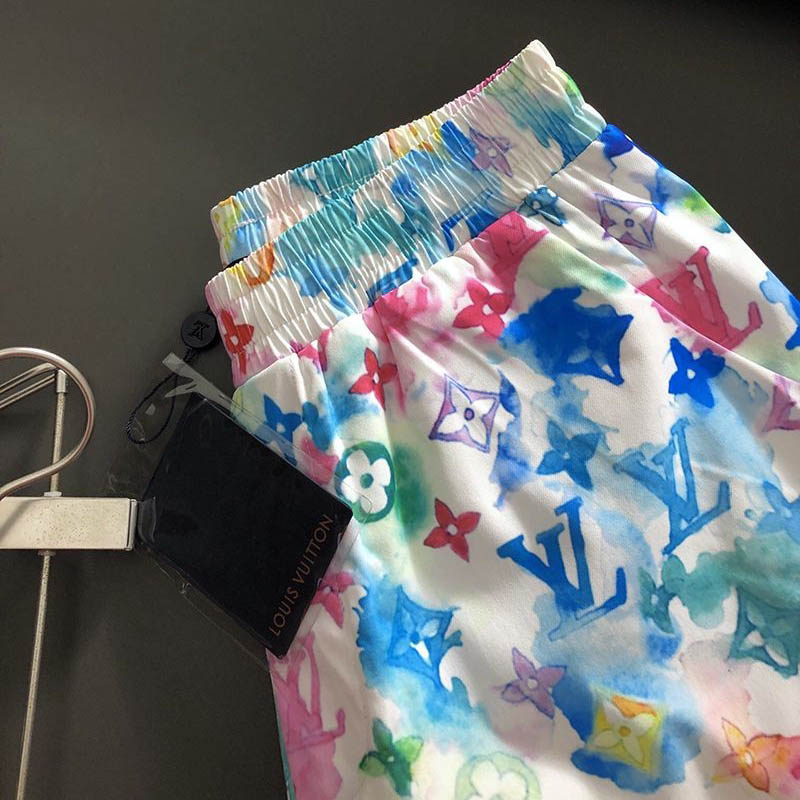 希少色​ルイヴィトン ショーツ コピー ウォーターカラー モノグラム 水着 LV vup66473人気