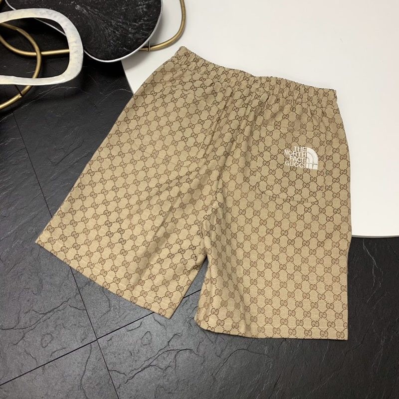 ★日本!!人気！グッチ x ノースフェイス★GGロゴハーフパンツ コピー ★ショーツ Noo41732N級品