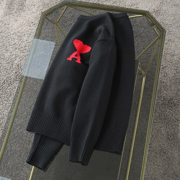 アミ パリス AMI DE COEUR クルーネック セーター コピー★超人気☆ amw94306激安送料無料