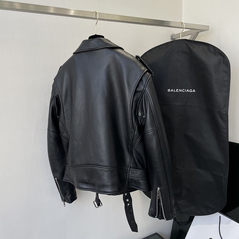 ★日本!!人気！バレンシアガ ペイント バイカージャケット 偽物 507398TWH151000品質保証