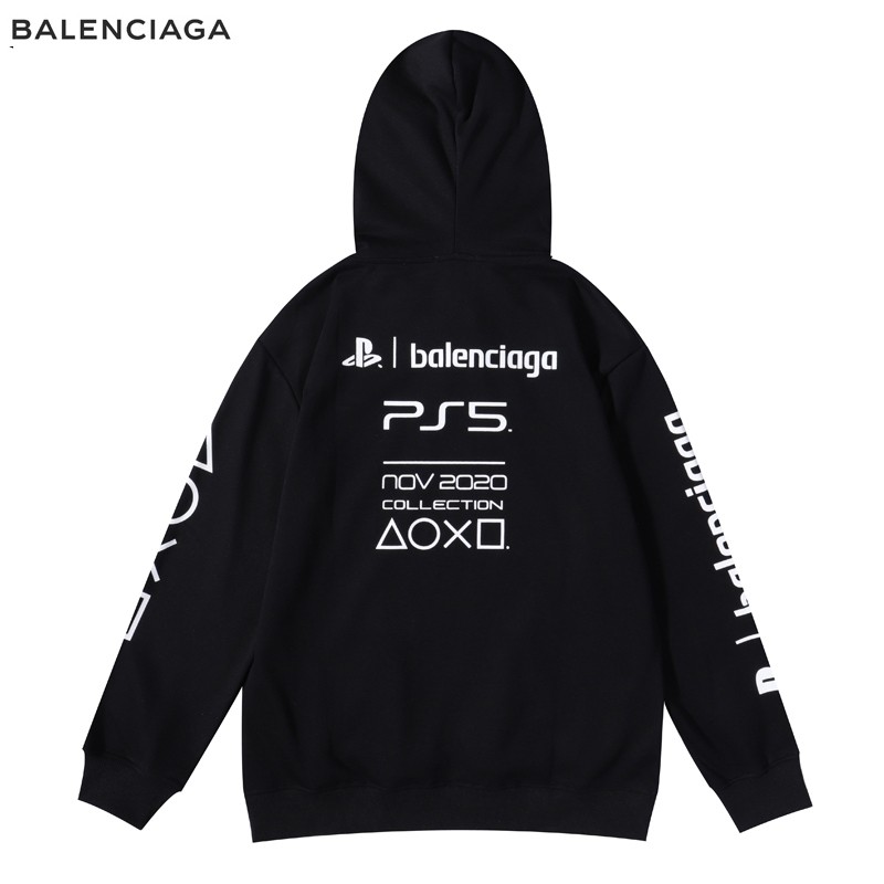 大人気！★バレンシアガ パーカー コピー★オーバーサイズ PlayStation パーカー 651799TKVF41070激安送料無料