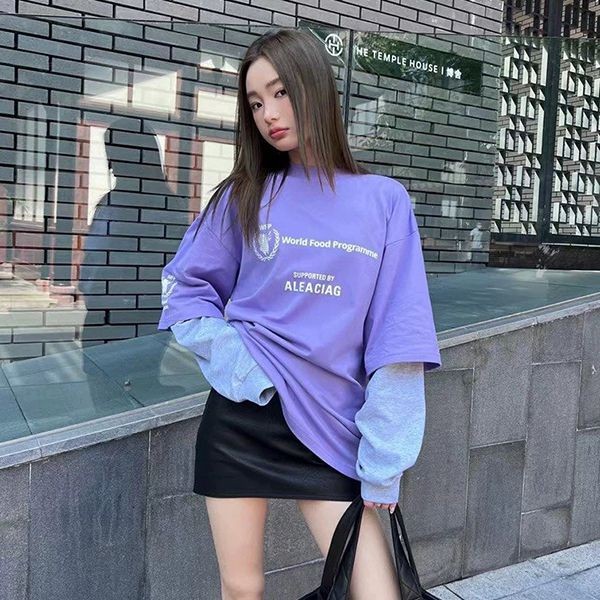 希少色バレンシアガ WFP ダブルスリーブTシャツ 長袖 コピー 6色 698089TMVL21070高い品質